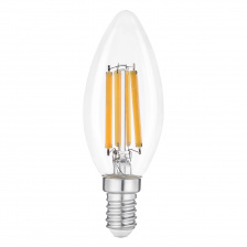 Светодиодная лампа E14 candles мощность 7W 4200K Transparent от ImperiumLoft