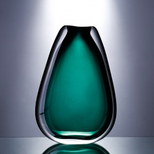 Мебель и интерьер/Вазы Cloyd MAZZORBO Vase / выс. 37 см - зелен. стекло (арт.50042)