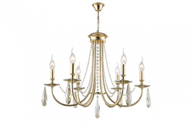 Бра Crystal Lux VICTORIA AP2 GOLD/AMBER фото 15